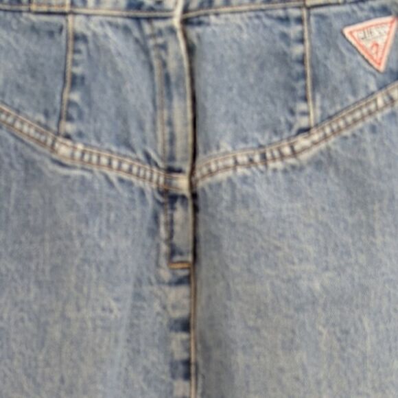 Vintage Guess denim skirt size 26 - Picture 4 of 15